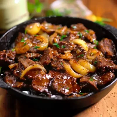 Sauté de Bœuf aux Oignons Savoureux
