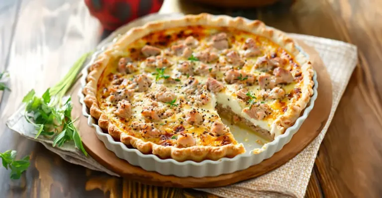 Tarte Salée au Thon et Moutarde