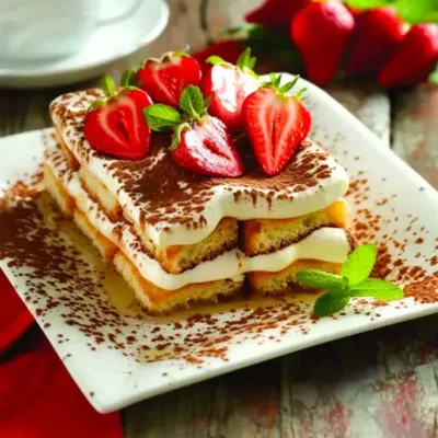 Tiramisu à la Fraise : Douceur Estivale Facile