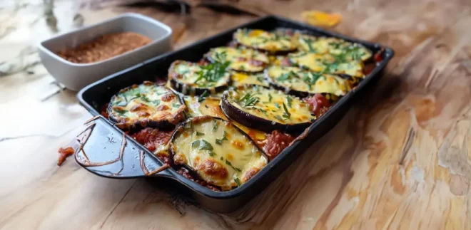 Aubergines à la Parmigiana