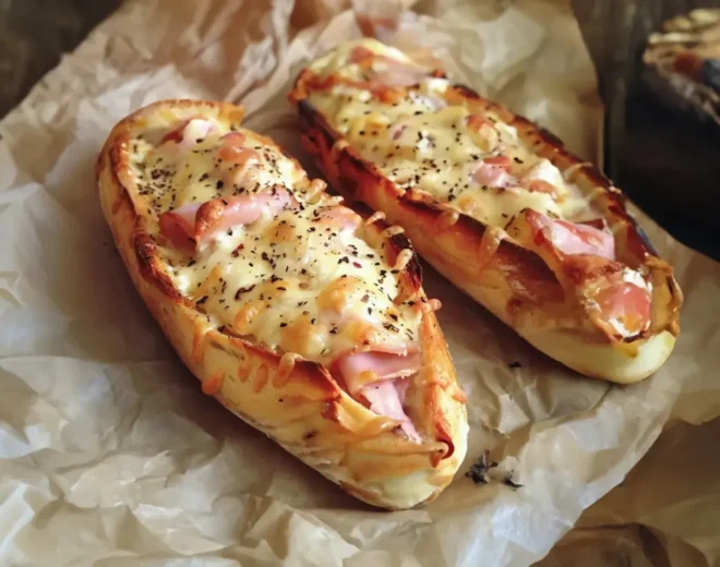 Baguettes Farcies au Jambon et à la Mozzarella : Un Délice Familial