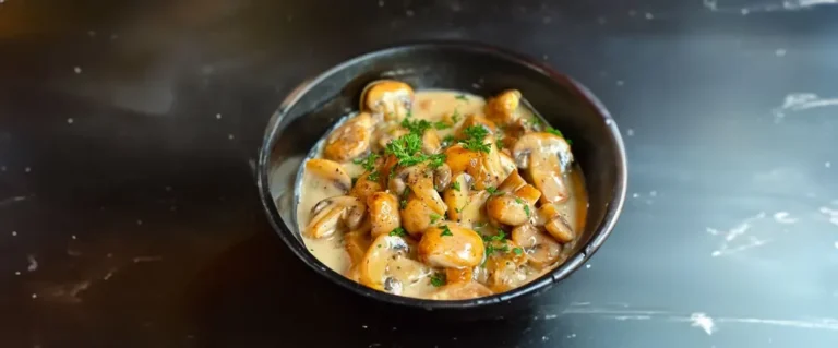 Blanquette de Saint-Jacques aux Champignons