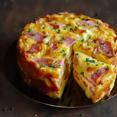 Cake au Jambon et au Gruyère Râpé Savoureux