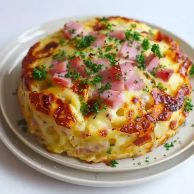 Cake au Jambon et au Gruyère Râpé