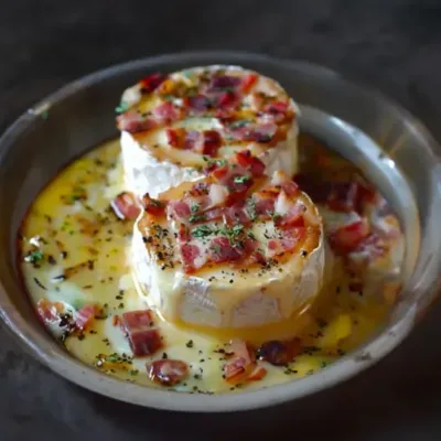 Camembert Enrobé de Bacon : Délice Fondant