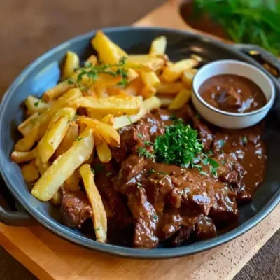 Carbonade Flamande Savoureuse avec Frites Maison