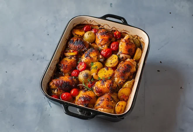 Casserole de Poulet à la Portugaise