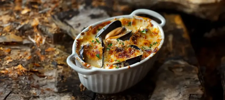 Cassolettes de Moules Gratinées
