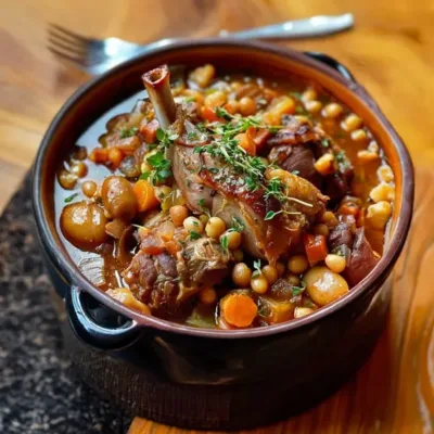 Cassoulet de Souris d'Agneau Savoureux