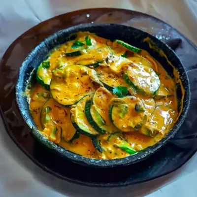 Courgettes au Lait de Coco et Curry Savoureuses