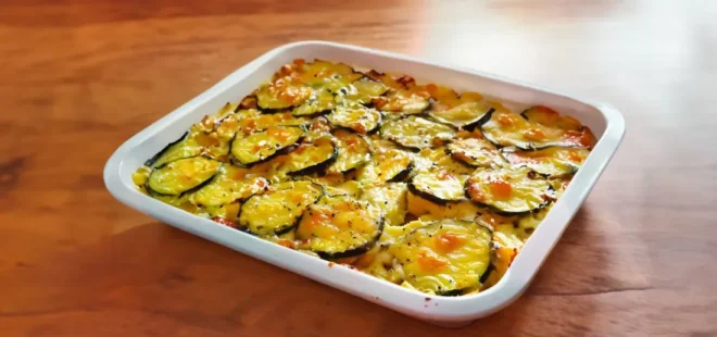 Courgettes Fromage au Four