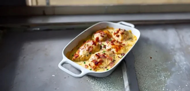 Délice de Poulet Crémeux aux Lardons : Une Recette Incontournable