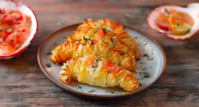 Feuilletés aux Crevettes
