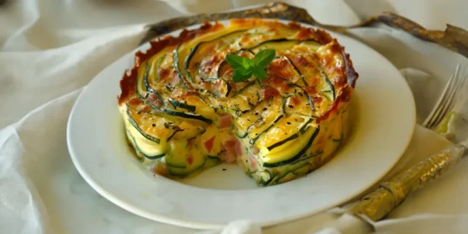Flan de Courgettes au Jambon