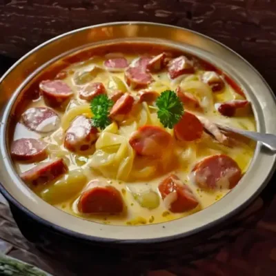 Fondue d’Endives aux Saucisses Fumées