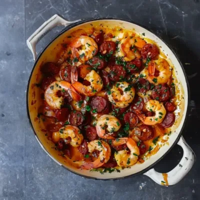 Gambas au Chorizo : Recette Savoureuse et Rapide