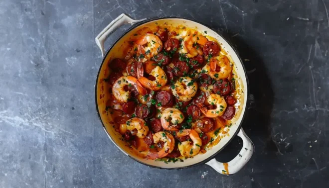 Gambas au Chorizo