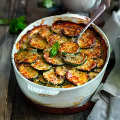 Gratin Champêtre de Courgettes à la Française