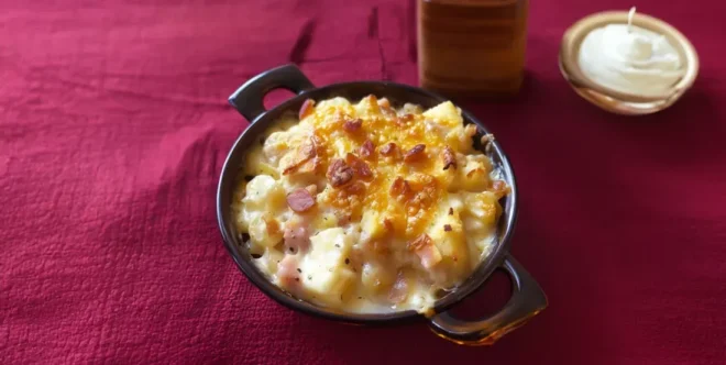 Gratin Chou-Fleur Pommes de Terre Fromage Jambon