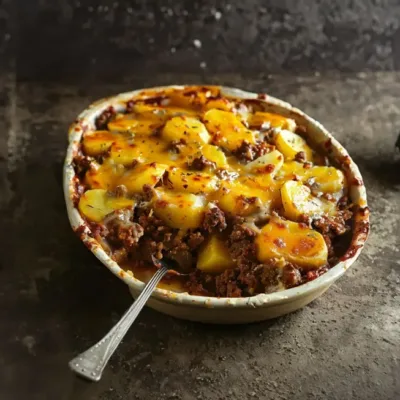 Gratin de Bœuf Haché aux Pommes de Terre Savoureux