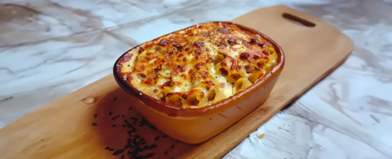 Gratin de Pâtes à la Viande Hachée