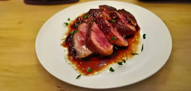 Magret de Canard au Miel et Vinaigre Balsamique