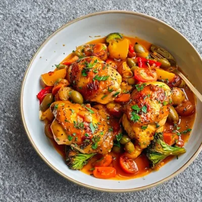 Mijoté de Poulet aux Légumes Savoureux