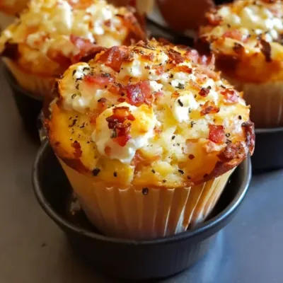 Muffins Lardon Chèvre : Savoureux et Faciles à Préparer