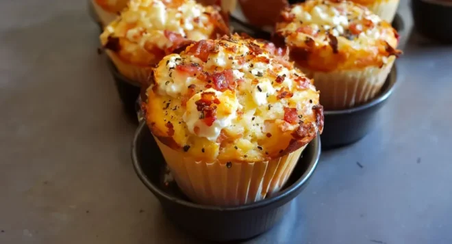 Muffin Lardon Chèvre