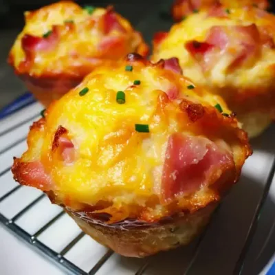 Muffins Jambon Fromage Savoureux et Faciles