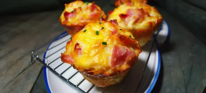 Muffins Jambon Fromage
