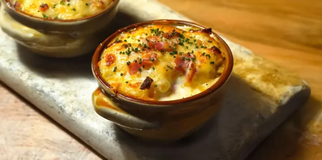 Œufs Cocotte au Reblochon et Lardons