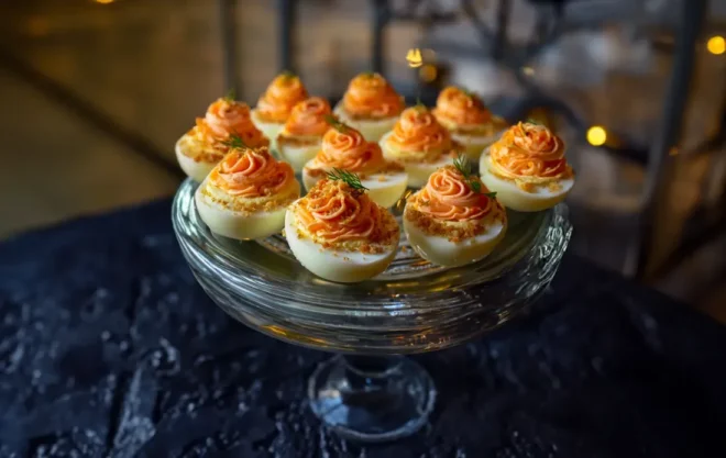 Œufs Mimosa au Saumon Fumé