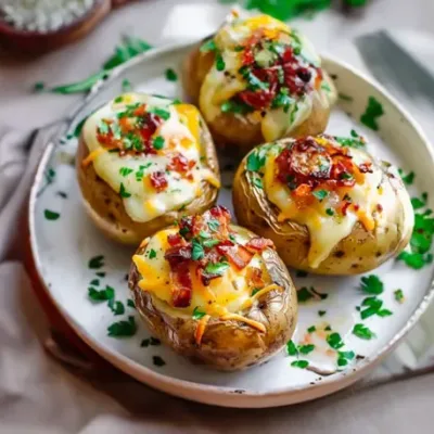Délicieuses Pommes de Terre Farcies