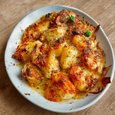 Pommes de Terre à l'Ail et au Parmesan