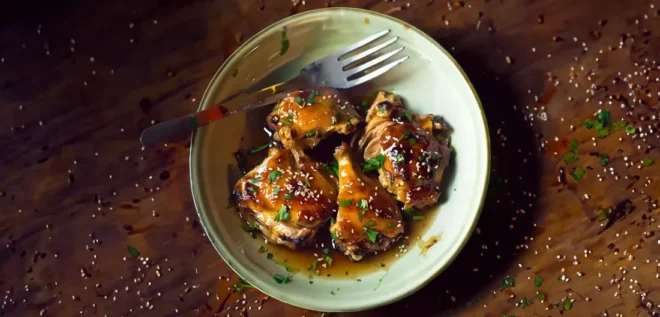 Poulet au Miel et à l&rsquo;Ail