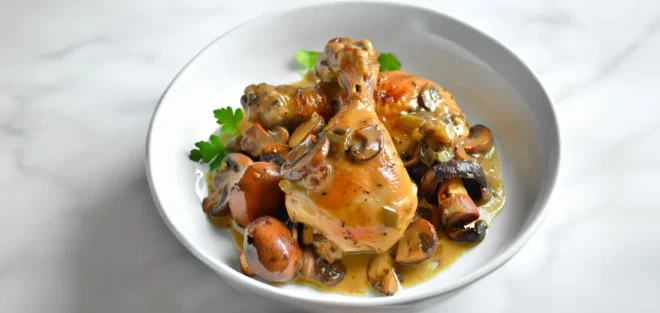 Poulet au Porto et Champignons : Un Plat Raffiné pour Toutes les Occasions