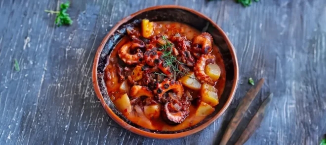 Poulpe à la Pignata