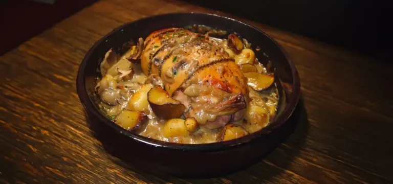 Rôti de Dinde Forestier en Cocotte
