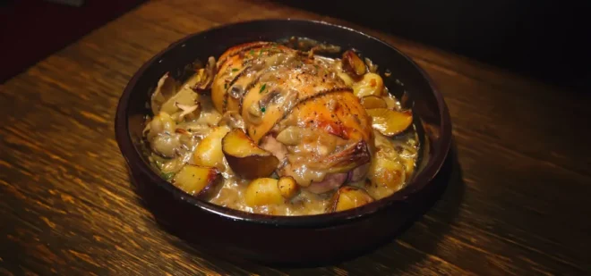Rôti de Dinde Forestier en Cocotte