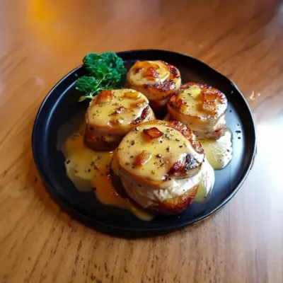 Rôti de Porc Fondant à la Sauce Camembert