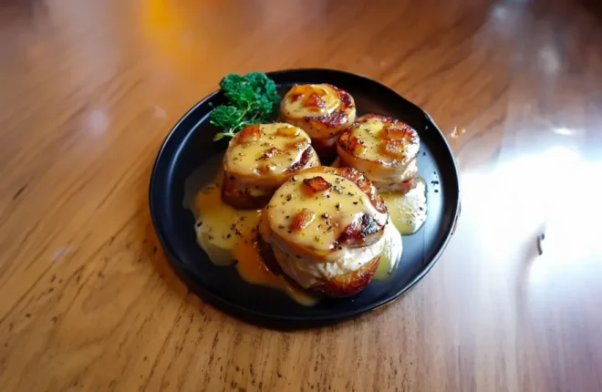 Rôti de Porc Fondant à la Sauce Camembert