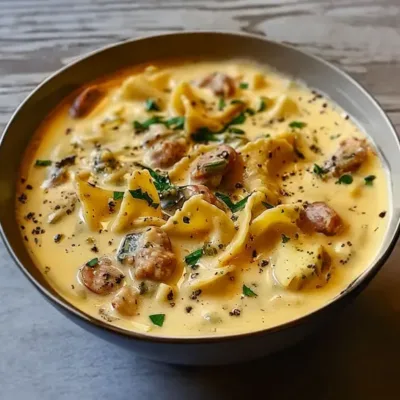 Savourez une Soupe Alfredo Lasagna Crémeuse