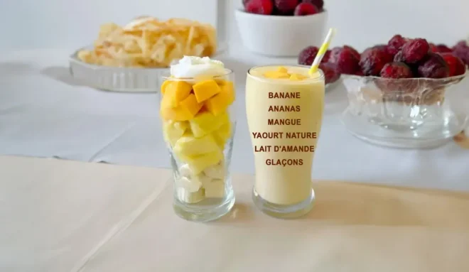 Smoothie Ananas Mangue : Boisson Exotique et Nutritive