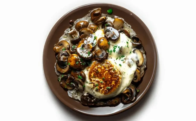 Bœuf Mijoté aux Champignons et Fromage
