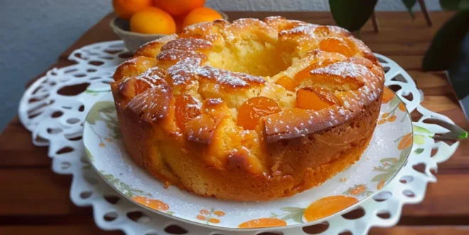 Cake au Yaourt aux Abricots : Recette Facile et Savoureuse