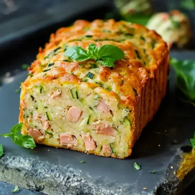 Cake aux Courgettes et Thon Savoureux