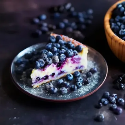 Cake Moelleux au Skyr et Myrtilles - Recette Facile