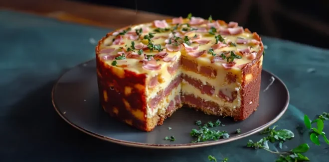 Cake Salé Gourmand au Jambon et Gruyère