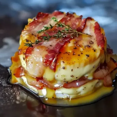Camembert Enrobé de Bacon : Délice Fondant